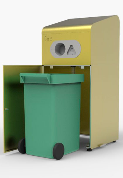 RecySmart-Bin-yelllow-Wheelie-Bin